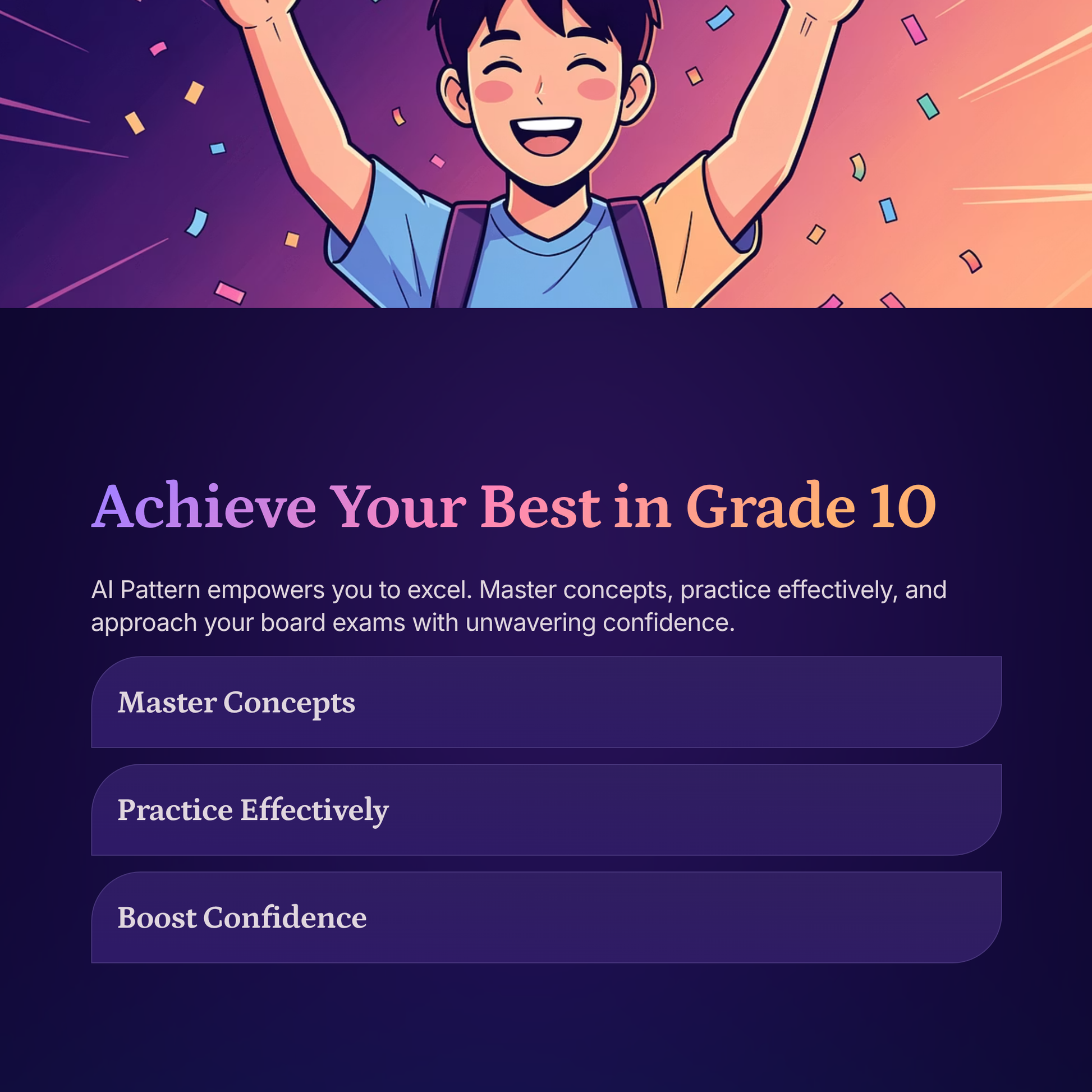AI PATTERN: The Ultimate Student Prompt Guide & Library(CBSE Grade 10) 