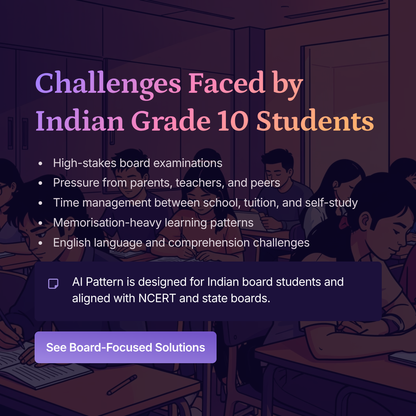 AI PATTERN: The Ultimate Student Prompt Guide & Library(CBSE Grade 10) 